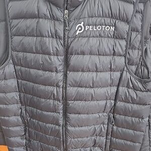 Peloton Black Quilted Vest